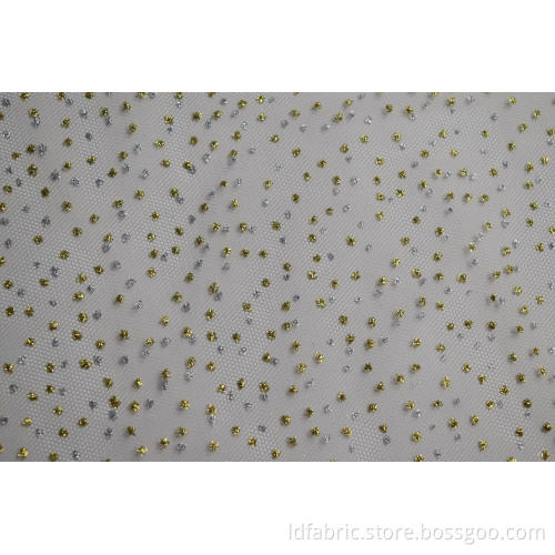100% Polyester Beautifu Foil Mesh